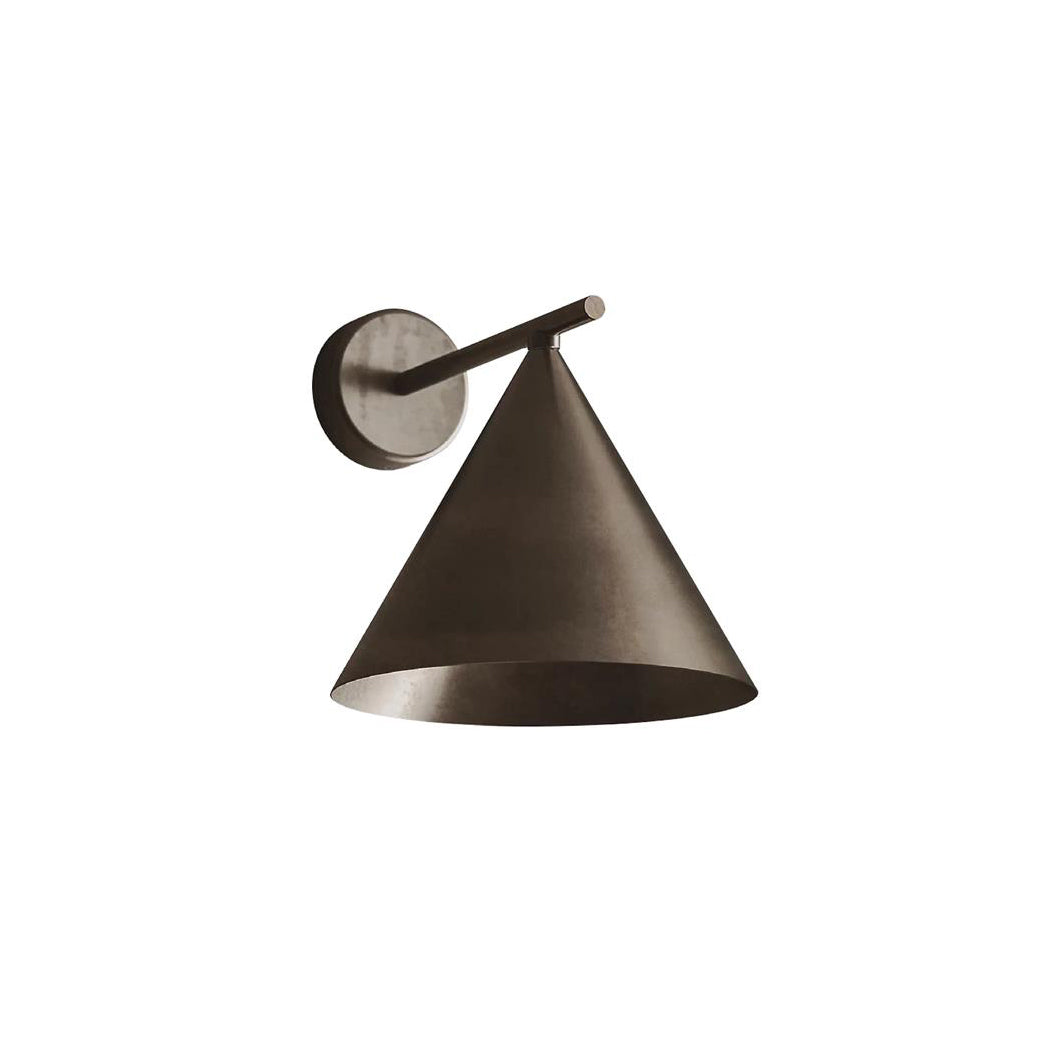 Whorl Vintage Industrial Metal Acrylic Wall Lamp - Lamp Copper