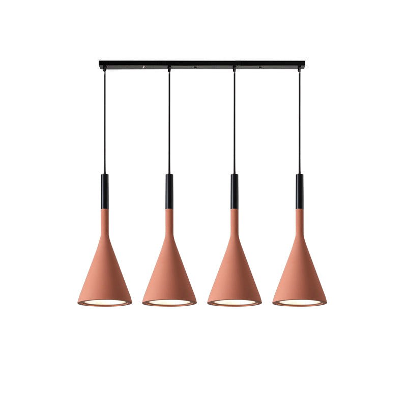 Conical Concrete Pendant Light - Letslighting