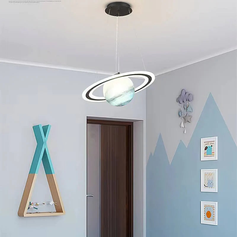 Aria Diseñador LED Lámpara Colgante Azul Naranja Dormitorio/Comedor