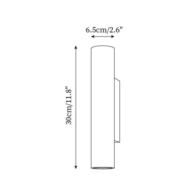 Lunaro Tall Travertine Wall Sconce - Letslighting