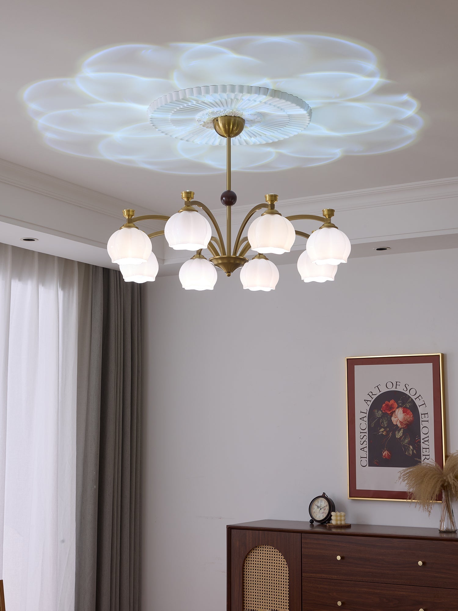 Corinne Arc Chandelier - Letslighting