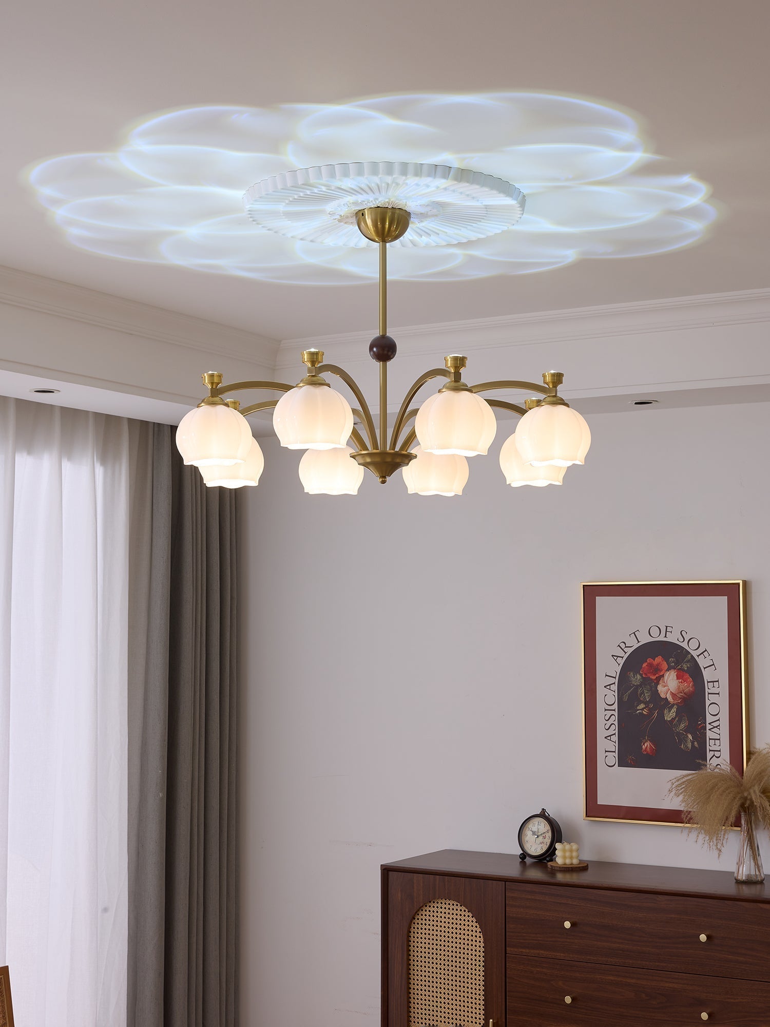 Corinne Arc Chandelier - Letslighting