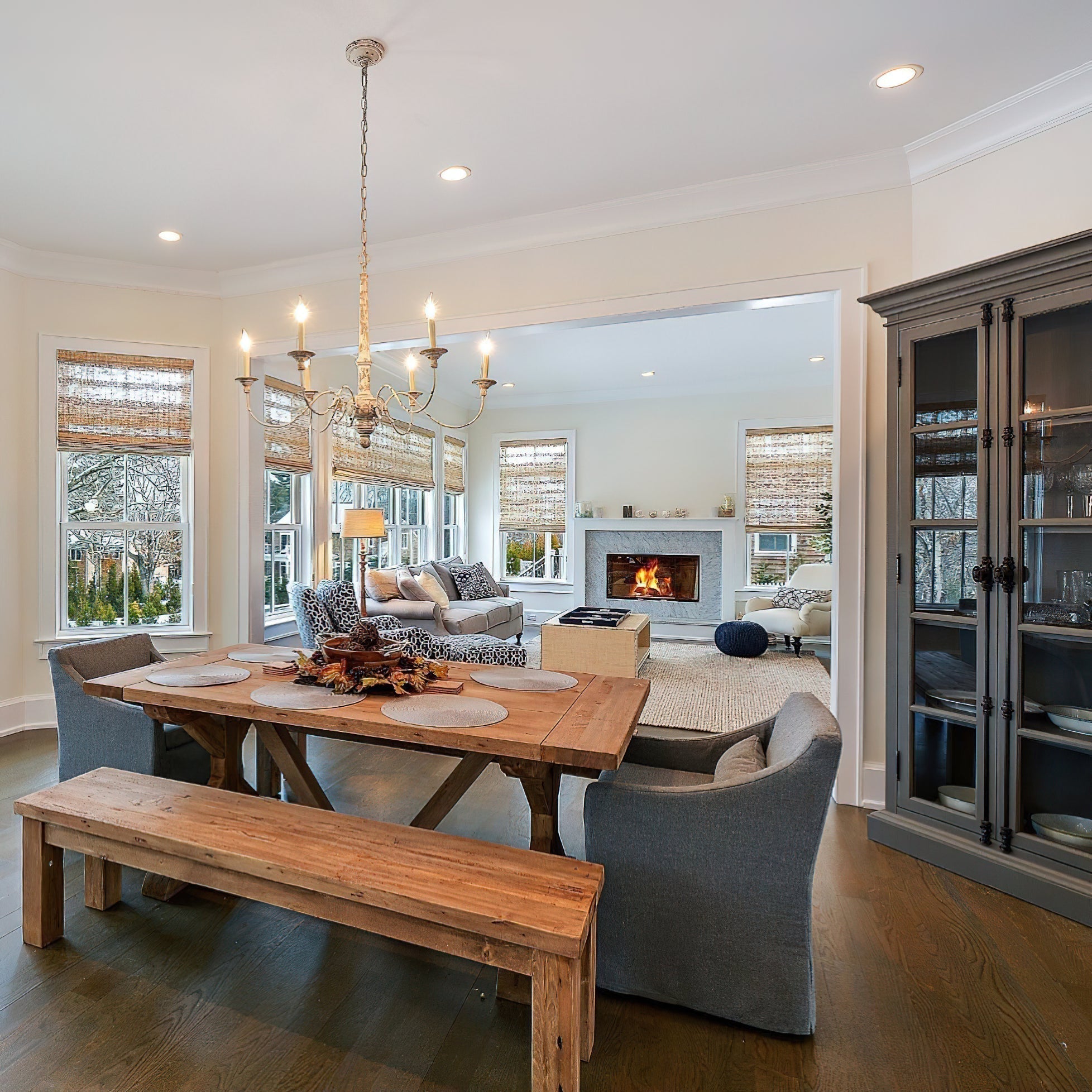 Zoliria Postmodern Luxury Old White Metal Chandelier - Lamp Copper