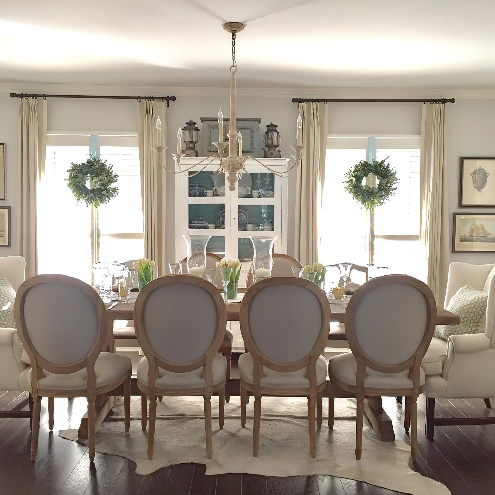 Zoliria Postmodern Luxury Old White Metal Chandelier - Lamp Copper