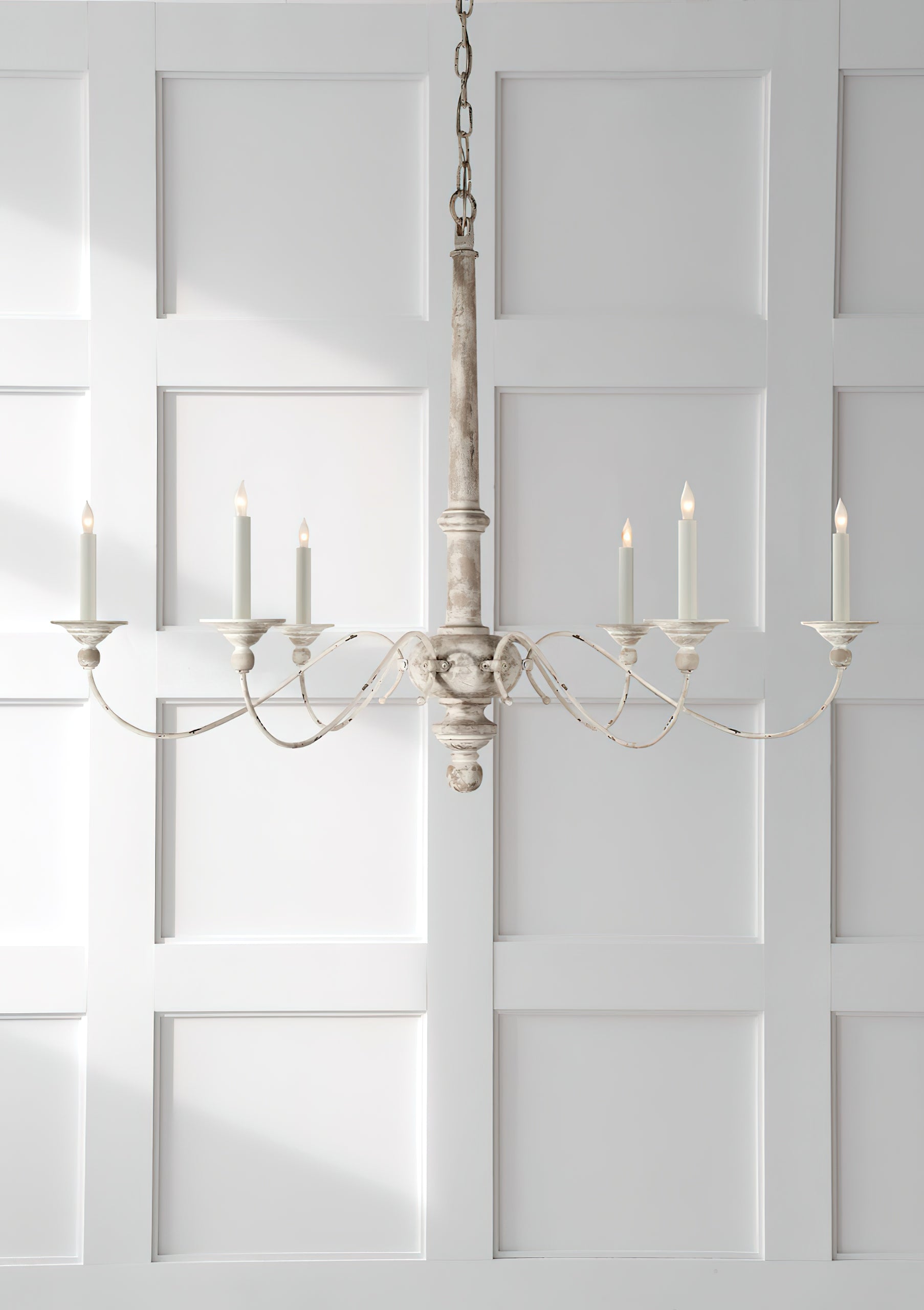 Zoliria Postmodern Luxury Old White Metal Chandelier - Lamp Copper