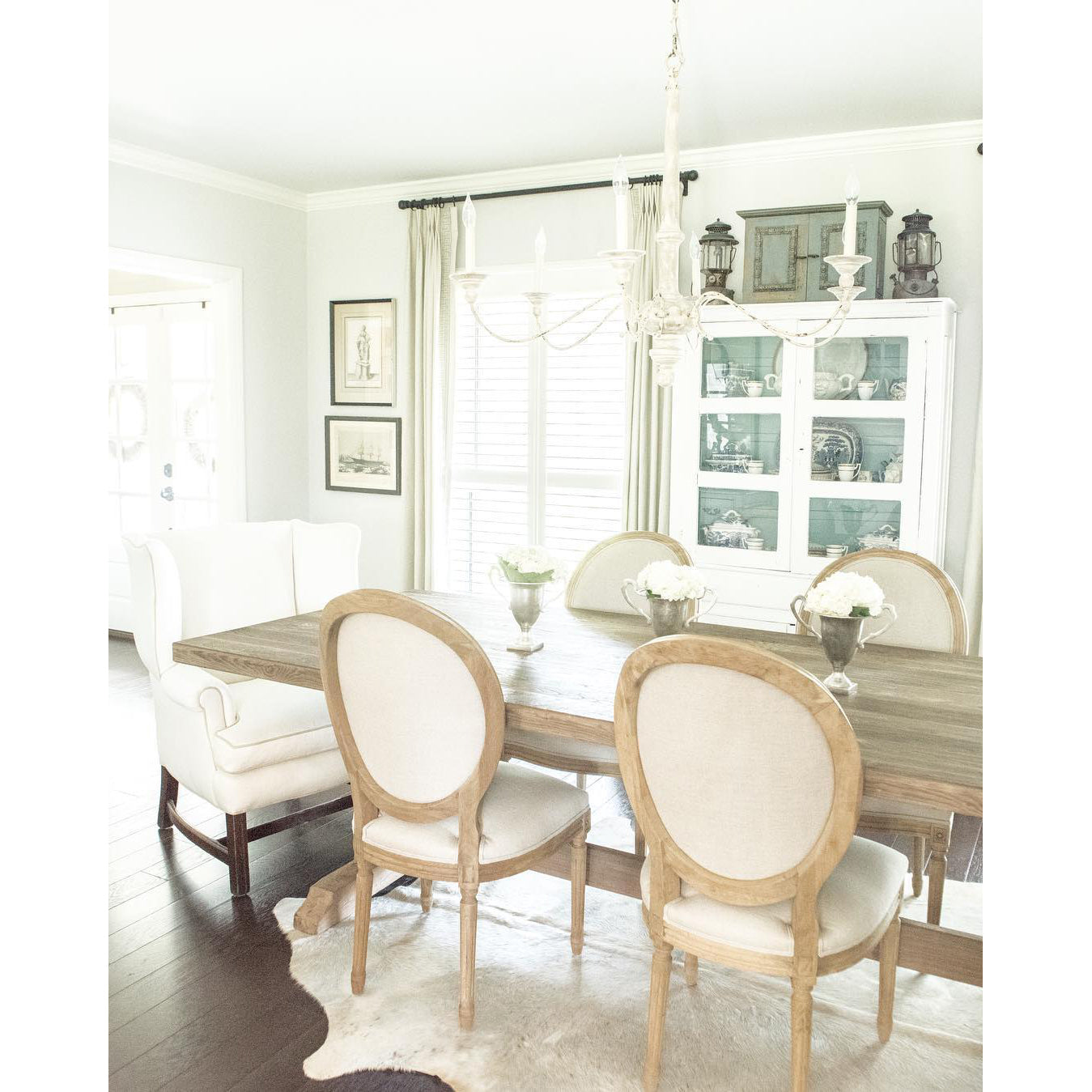 Zoliria Postmodern Luxury Old White Metal Chandelier - Lamp Copper