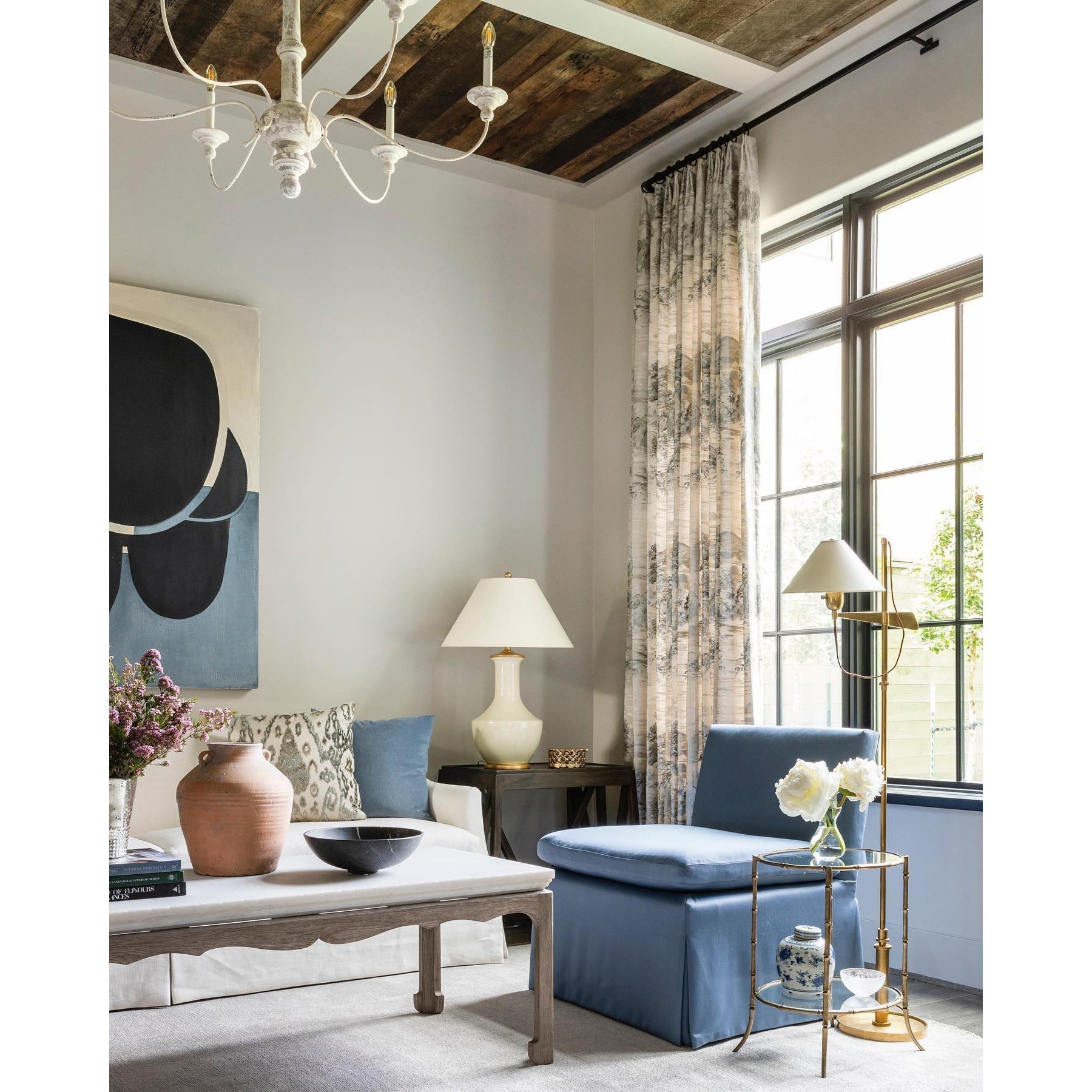 Zoliria Postmodern Luxury Old White Metal Chandelier - Lamp Copper