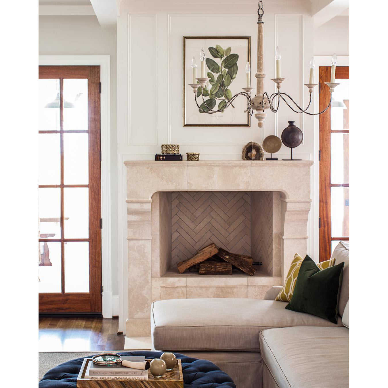 Zoliria Postmodern Luxury Old White Metal Chandelier - Lamp Copper