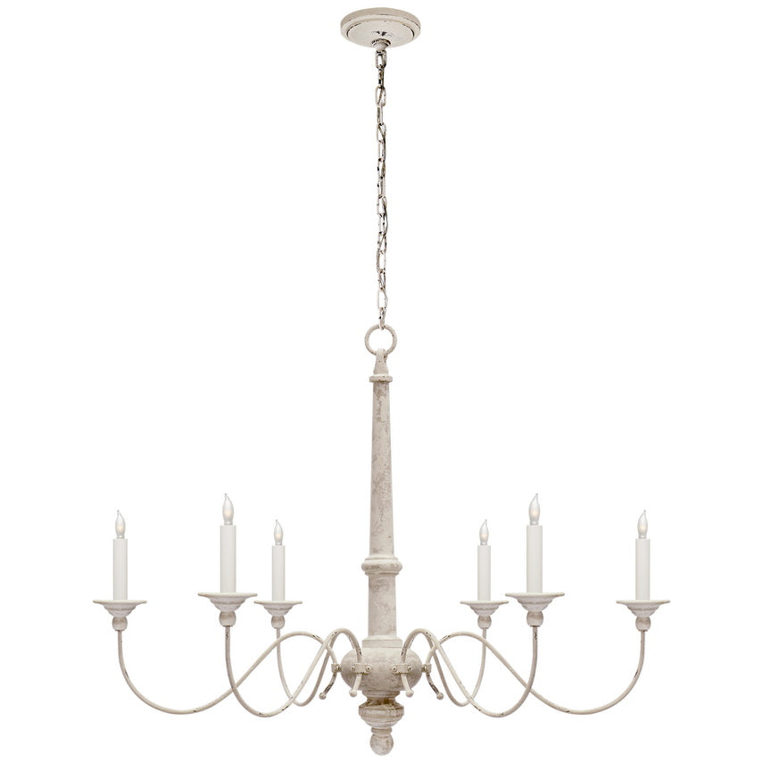 Zoliria Postmodern Luxury Old White Metal Chandelier - Lamp Copper