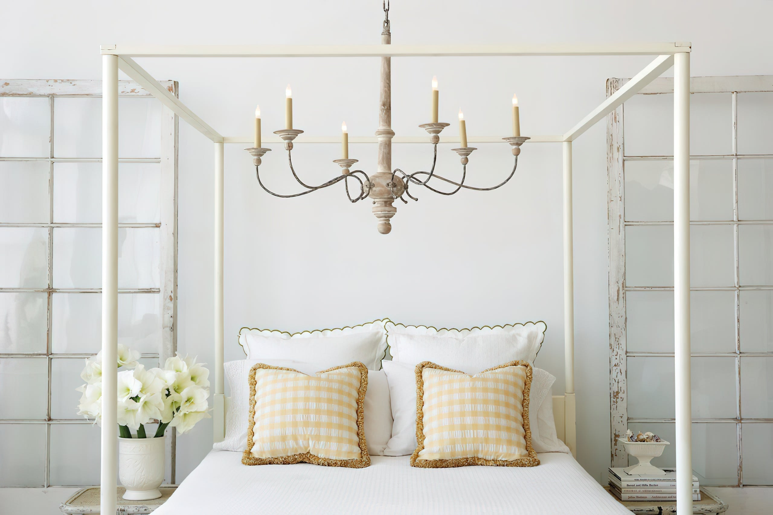 Zoliria Postmodern Luxury Old White Metal Chandelier - Lamp Copper