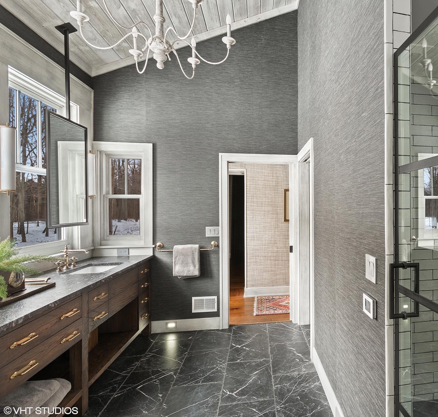 Zoliria Postmodern Luxury Old White Metal Chandelier - Lamp Copper