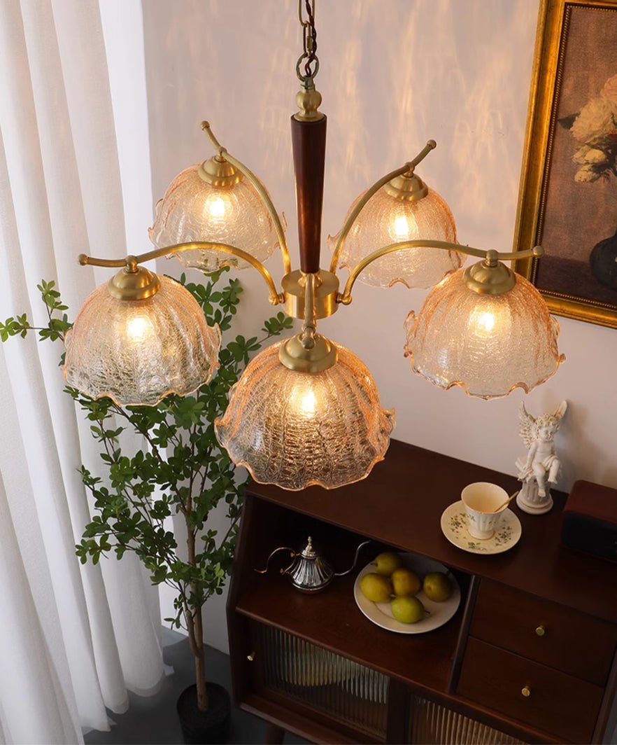Orchid Vintage Glass Chandelier - Letslighting