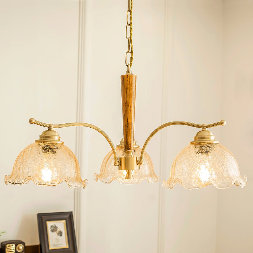 Orchid Vintage Glass Chandelier - Letslighting