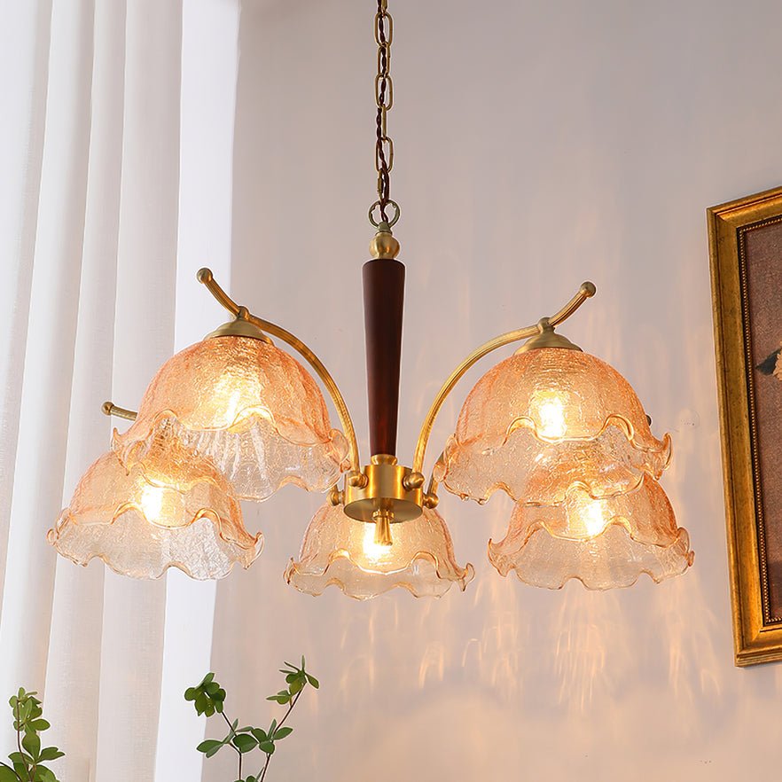 Orchid Vintage Glass Chandelier - Letslighting