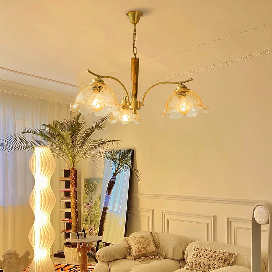 Orchid Vintage Glass Chandelier - Letslighting