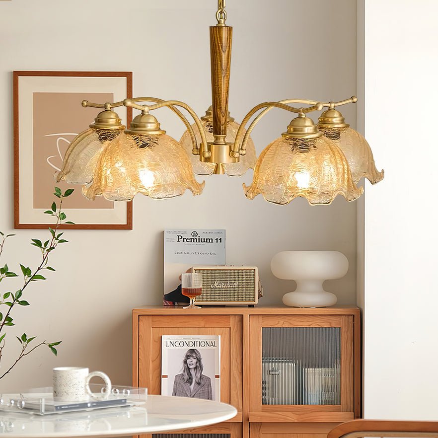 Orchid Vintage Glass Chandelier - Letslighting