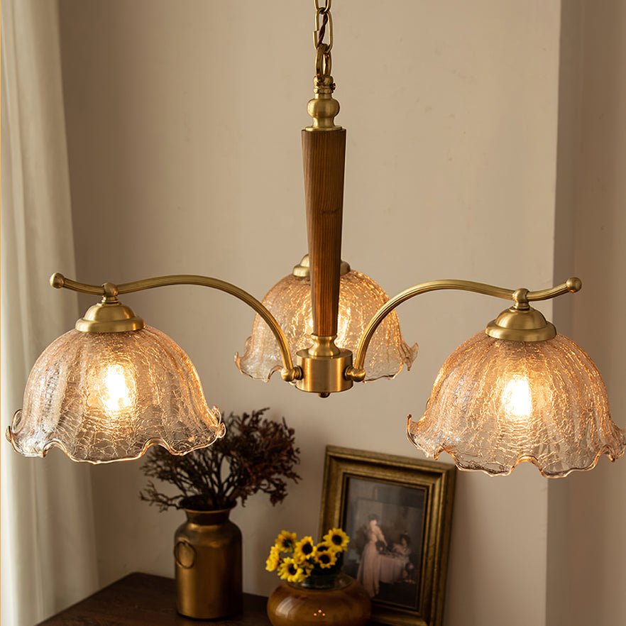 Orchid Vintage Glass Chandelier - Letslighting