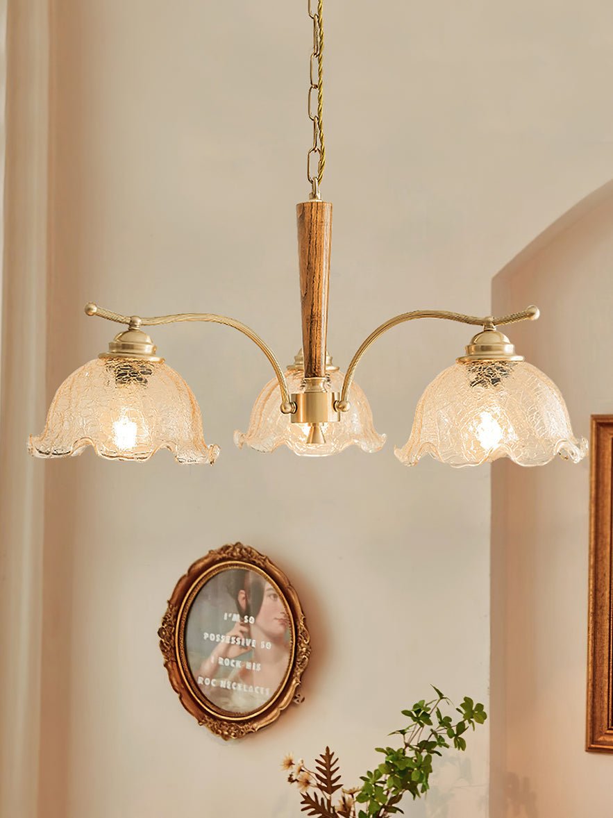 Orchid Vintage Glass Chandelier - Letslighting