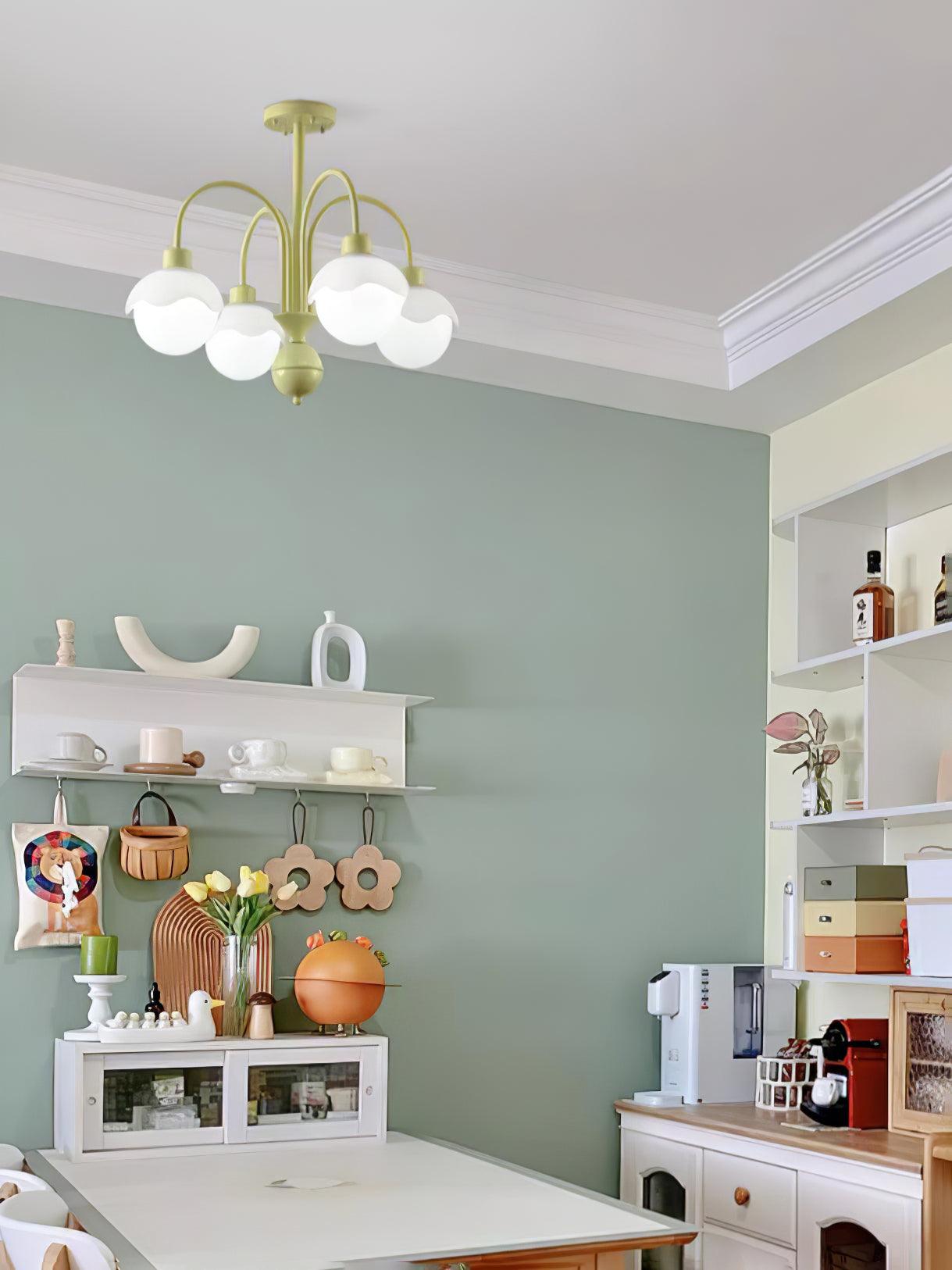 Creamy Lychee Matcha Chandelier - Letslighting