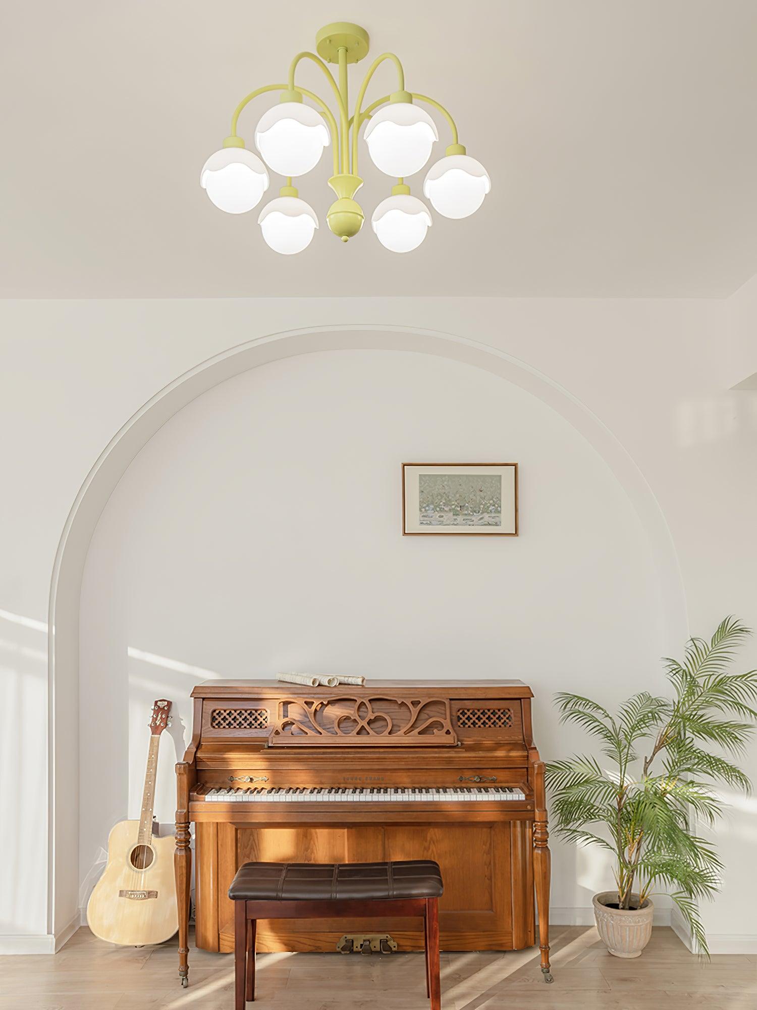Creamy Lychee Matcha Chandelier - Letslighting