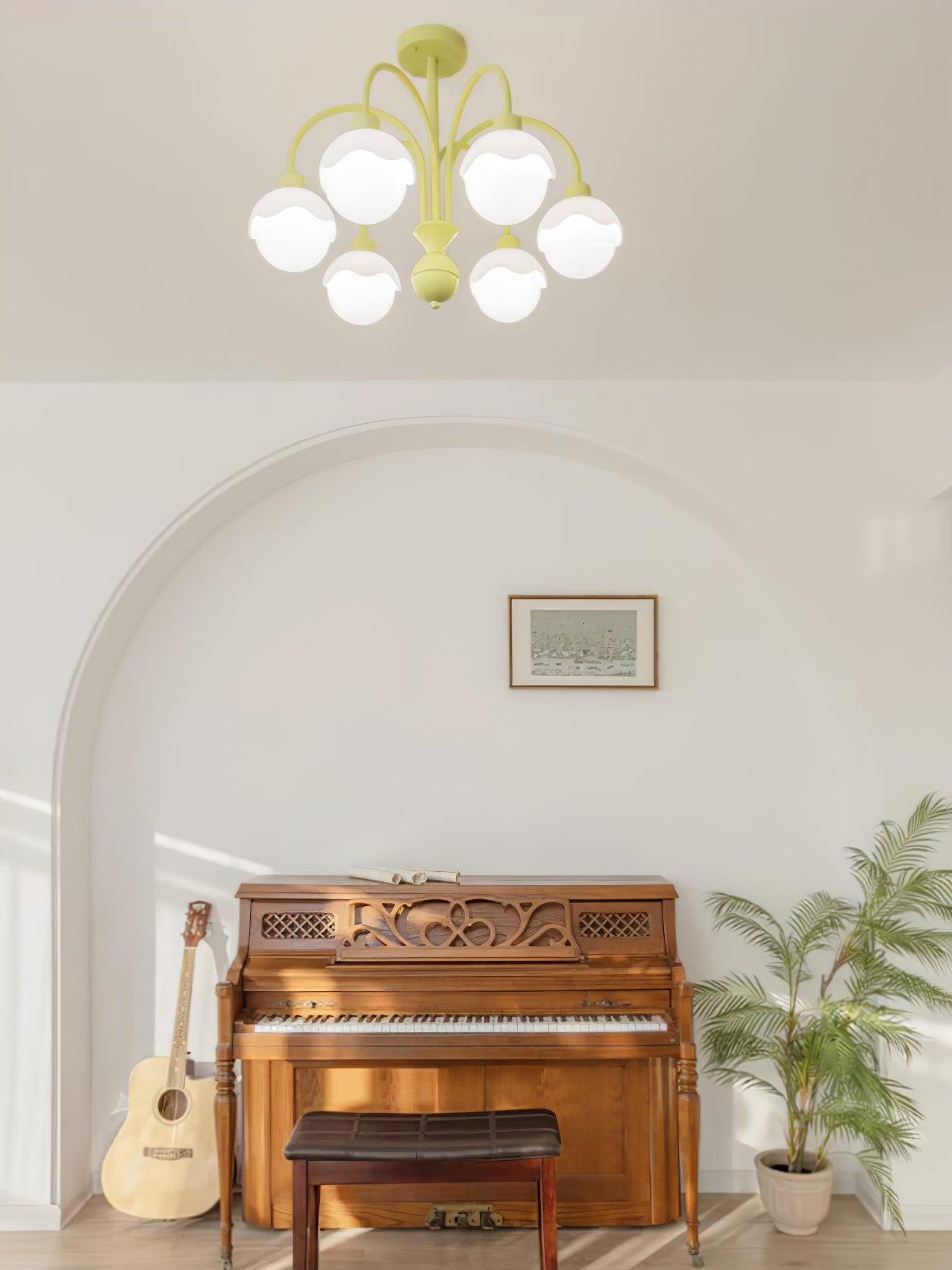 Creamy Lychee Matcha Chandelier - Letslighting