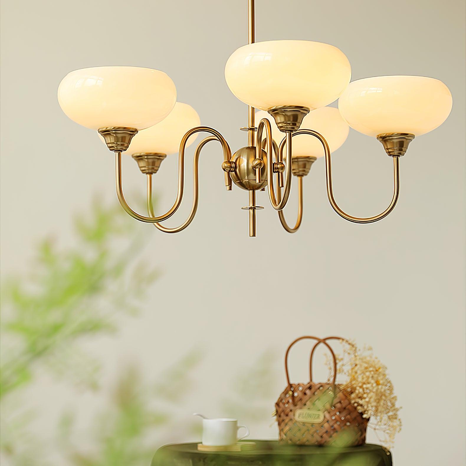 Creamy Persimmon Chandelier - Letslighting