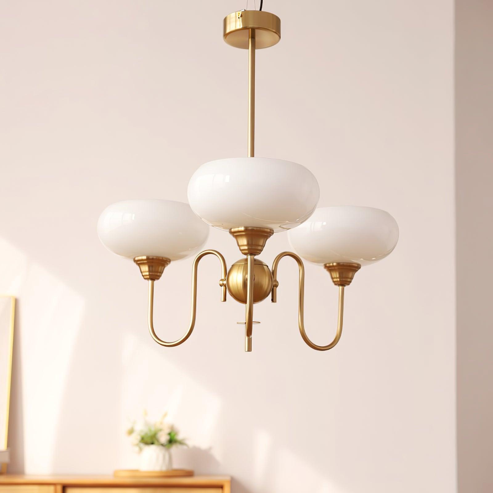 Creamy Persimmon Chandelier - Letslighting