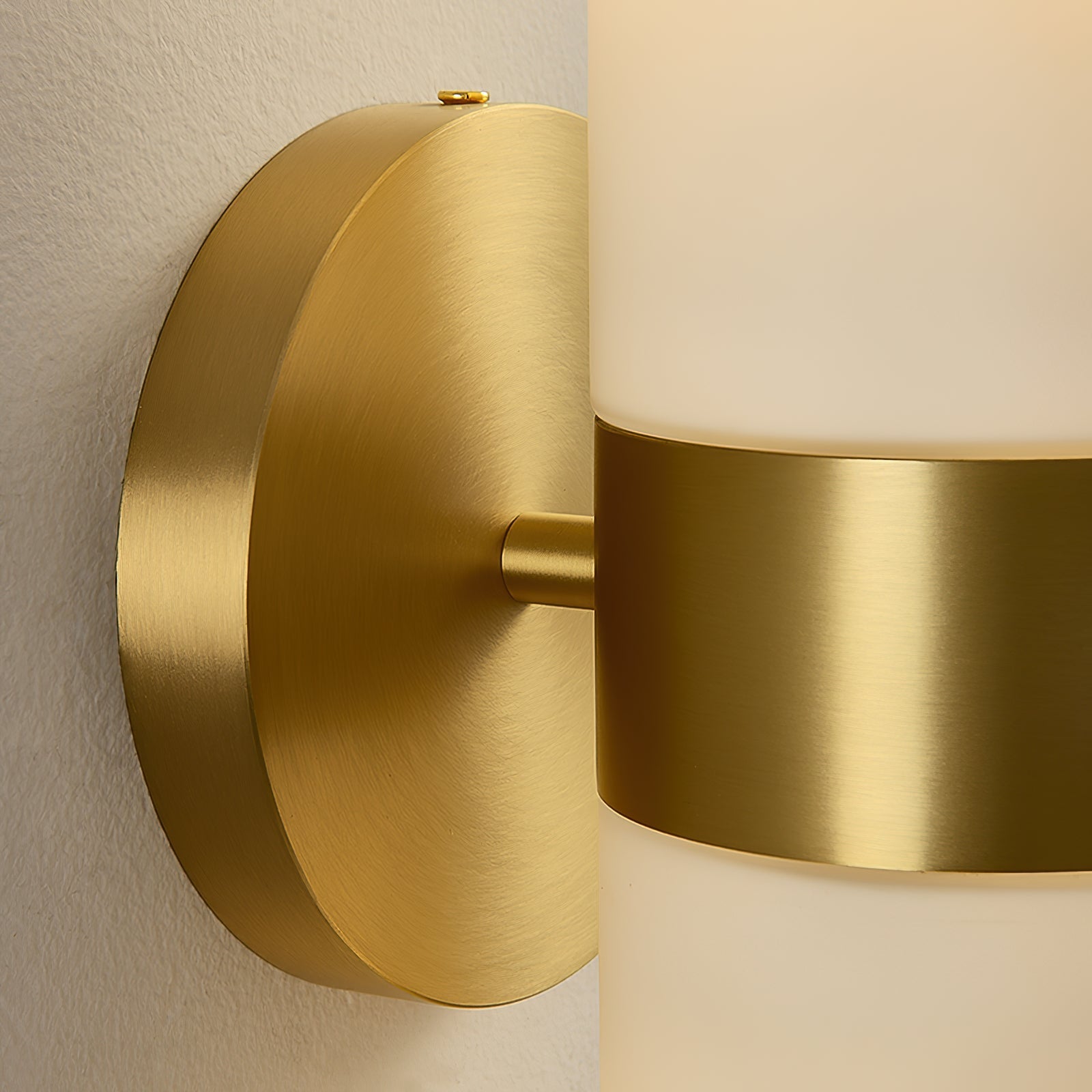 Sway Modern Minimalist Vanity Alabaster Sconce Wall Lamp - Lamp Copper