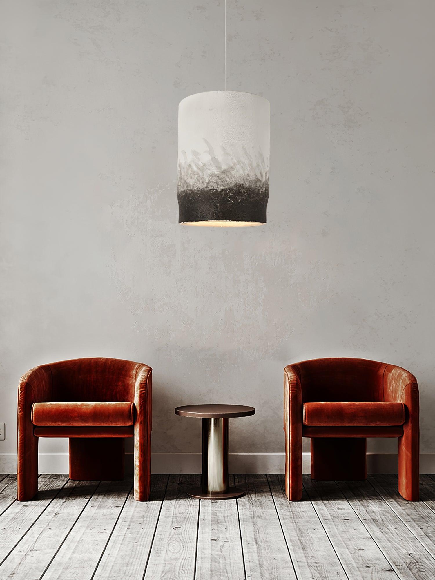 Ceraeion Modern Minimalist Crust Thin Metal Pendant Lamp - Letslighting