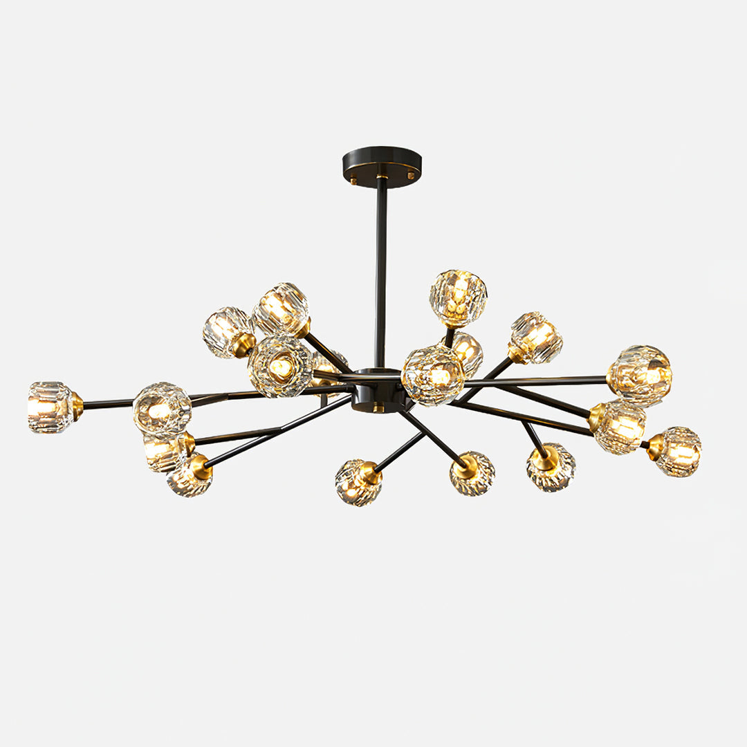 Crystal Ball Round Cluster Chandelier - Letslighting