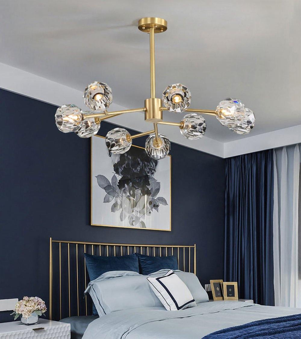 Crystal Ball Round Cluster Chandelier - Letslighting