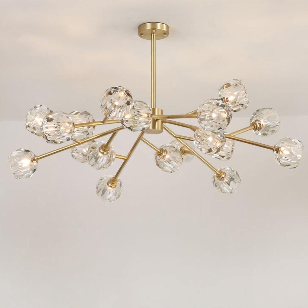 Crystal Ball Round Cluster Chandelier - Letslighting