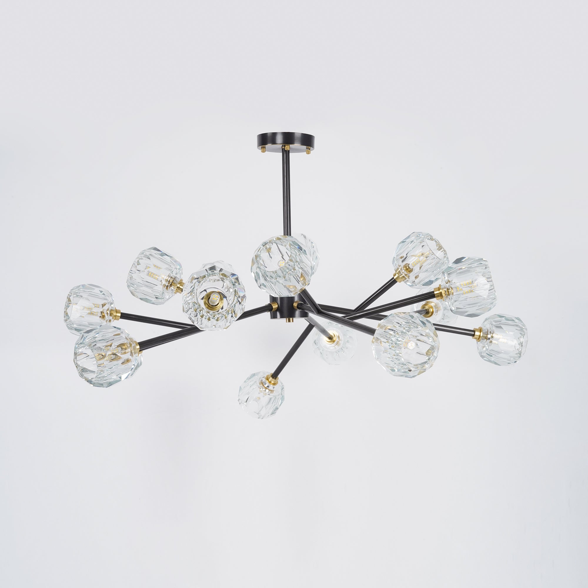Crystal Ball Round Cluster Chandelier - Letslighting