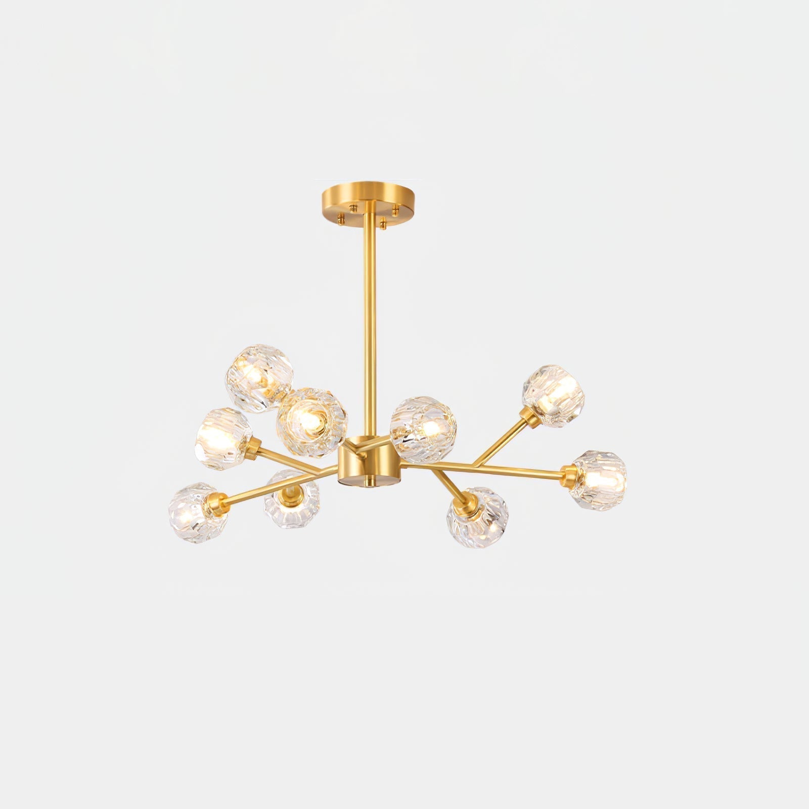 Crystal Ball Round Cluster Chandelier - Letslighting
