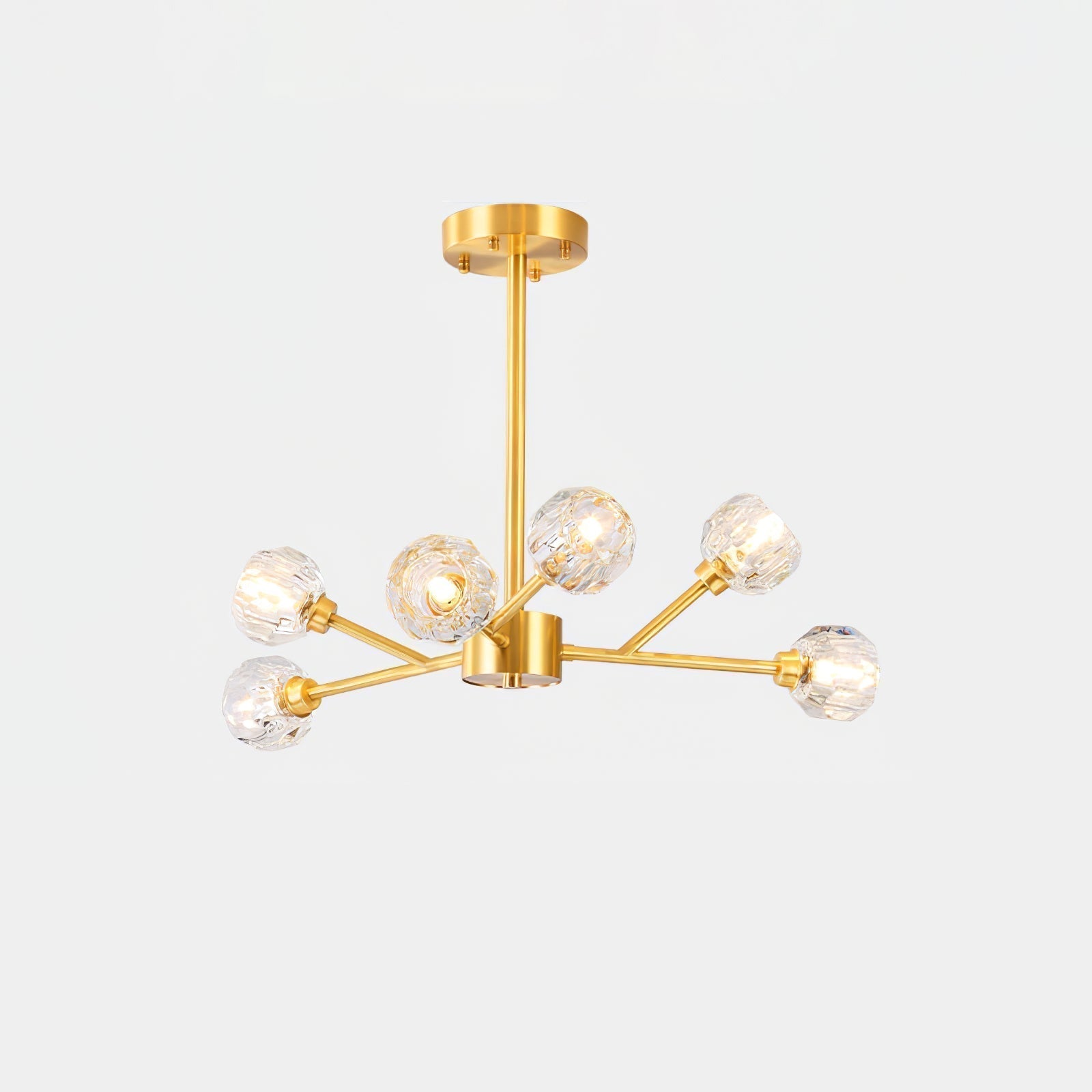 Crystal Ball Round Cluster Chandelier - Letslighting