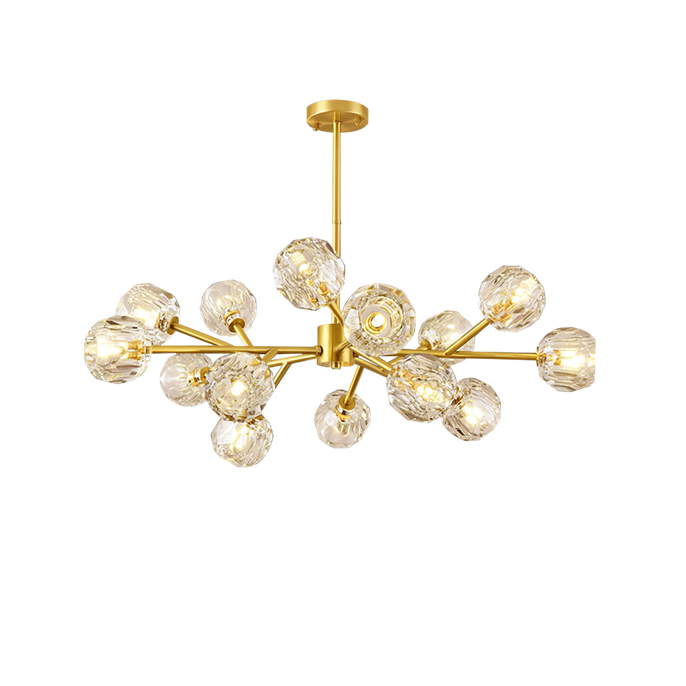 Crystal Ball Round Cluster Chandelier - Letslighting