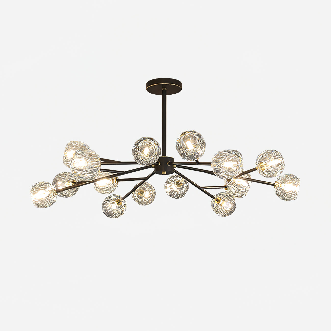 Crystal Ball Round Cluster Chandelier - Letslighting