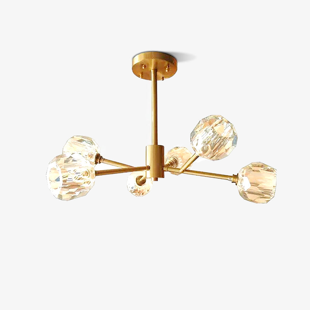 Crystal Ball Round Cluster Chandelier - Letslighting
