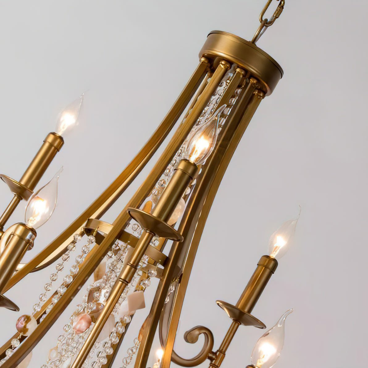 Errina Postmodern Luxury Shell Crystal Chandelier - Letslighting