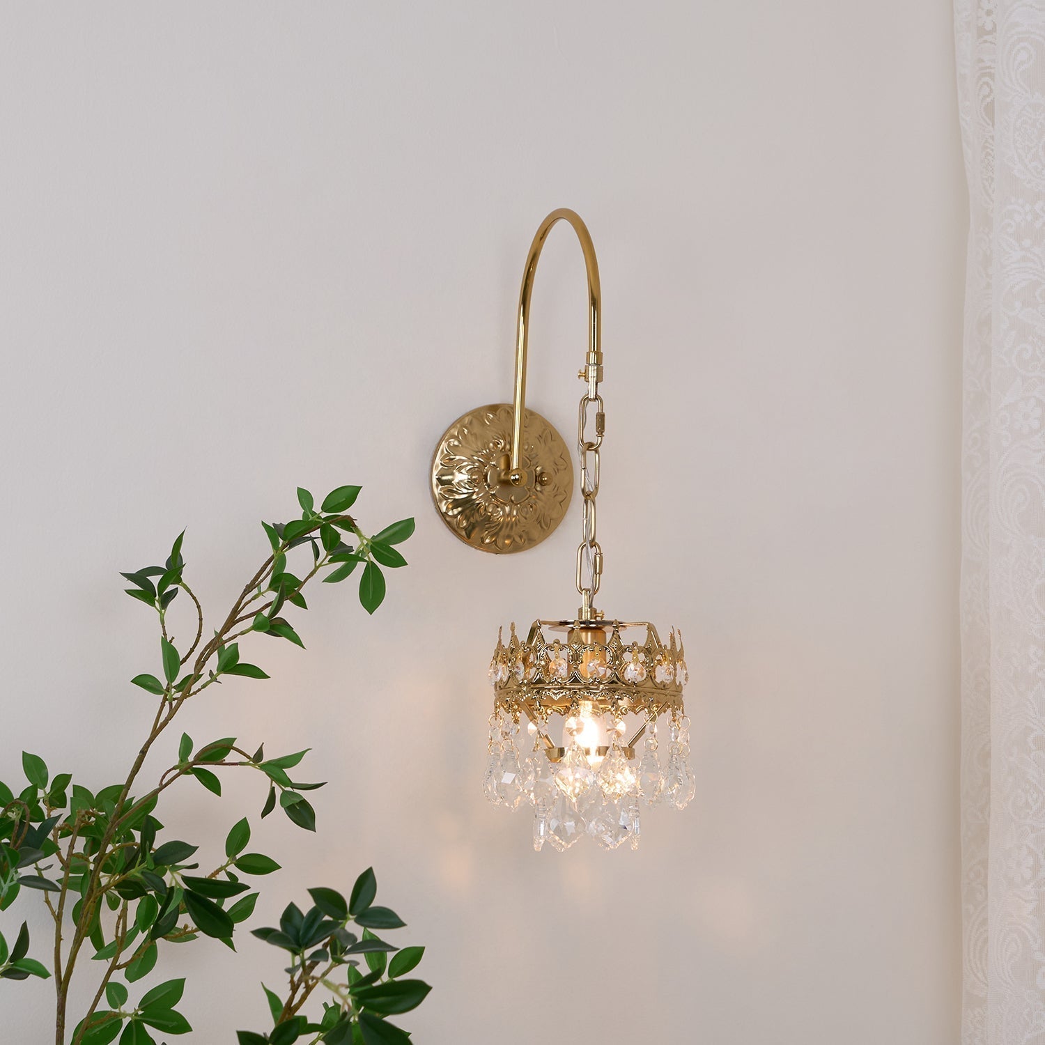 Crystal Crown Sconce - Letslighting