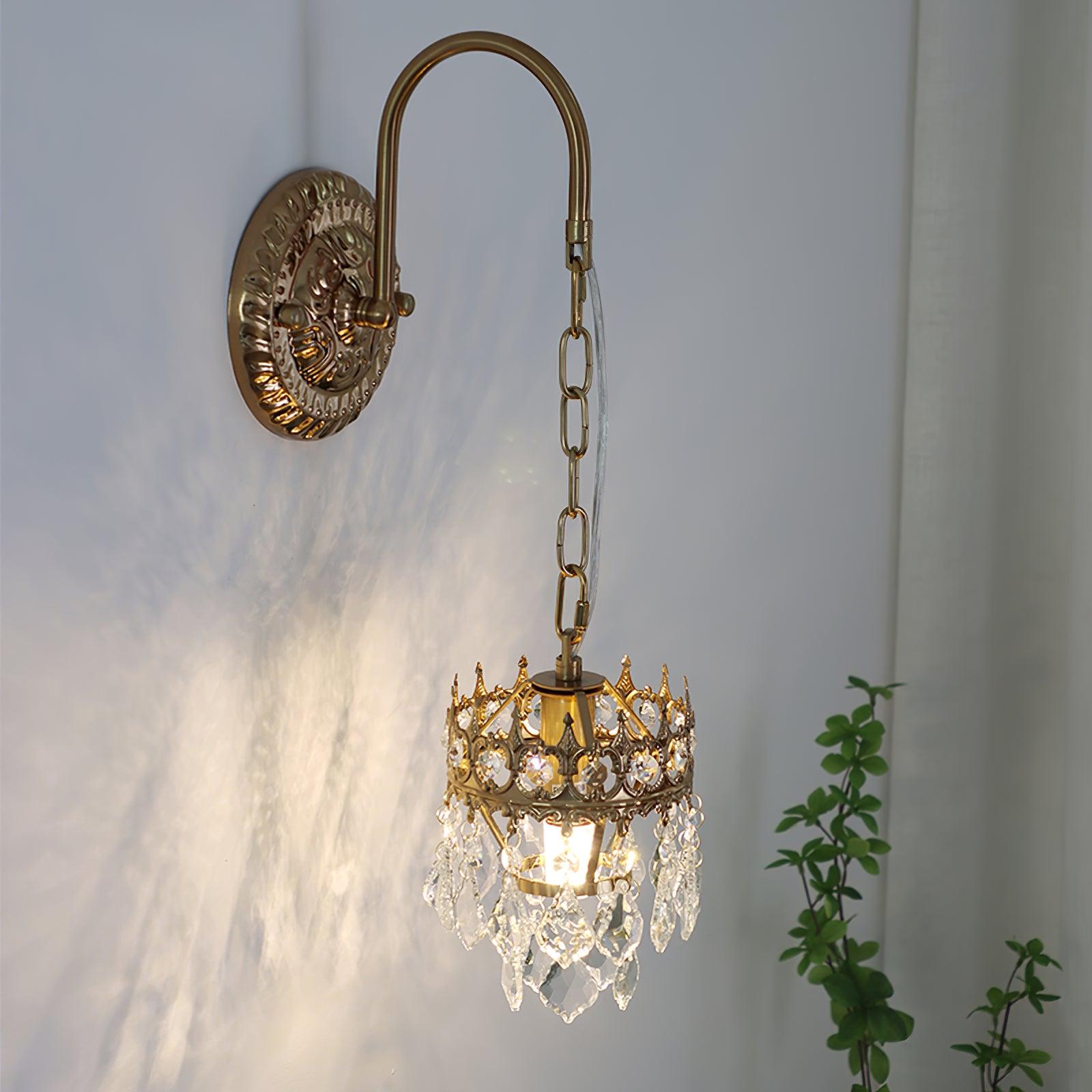 Crystal Crown Sconce - Letslighting