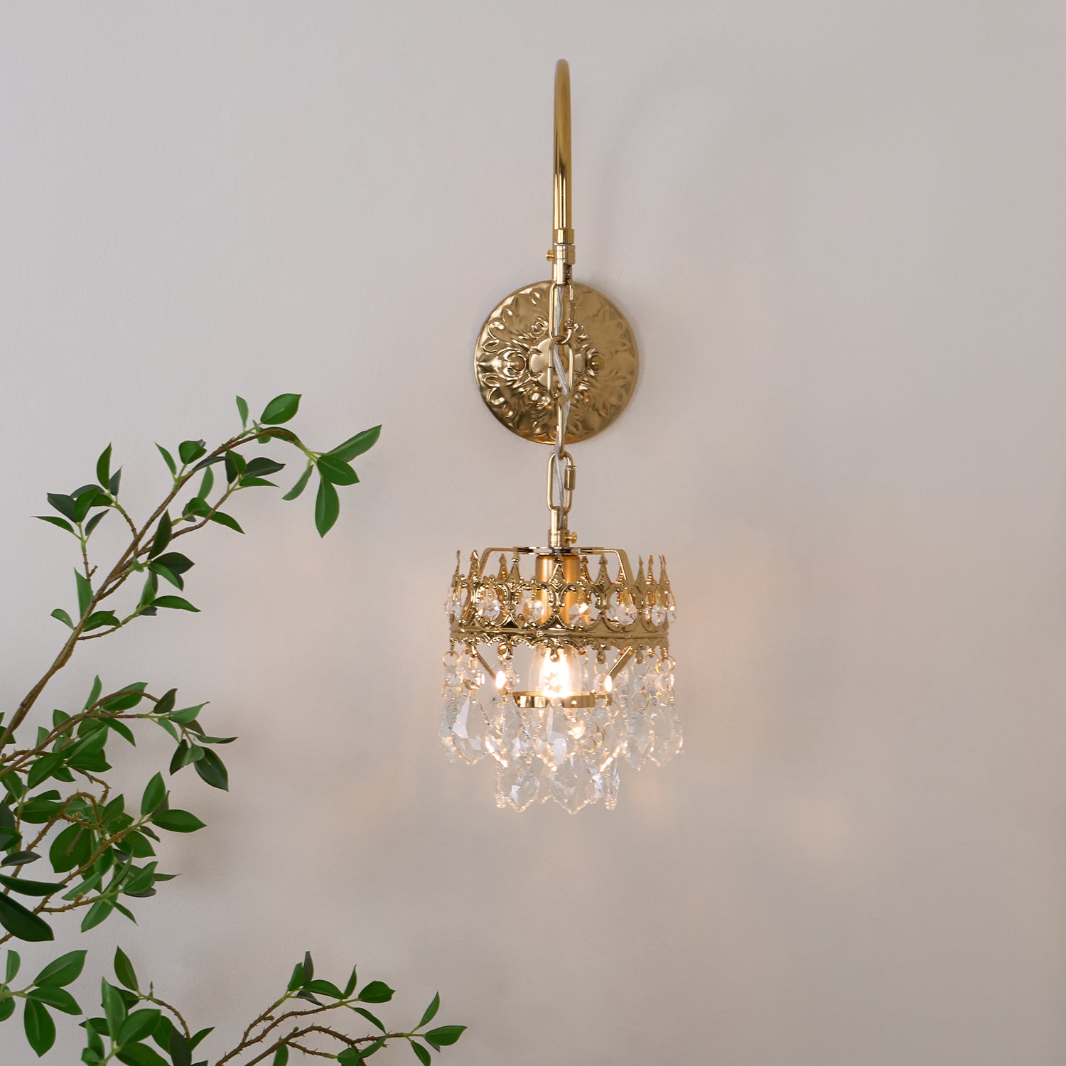 Crystal Crown Sconce - Letslighting