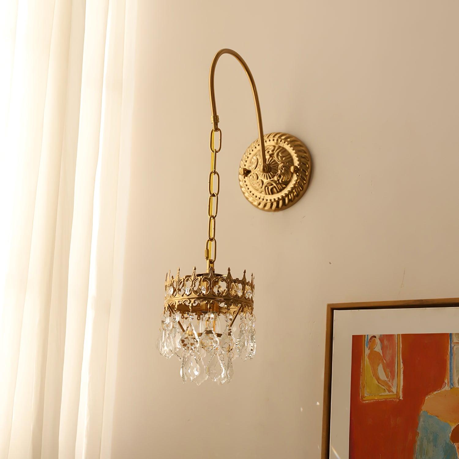 Crystal Crown Sconce - Letslighting
