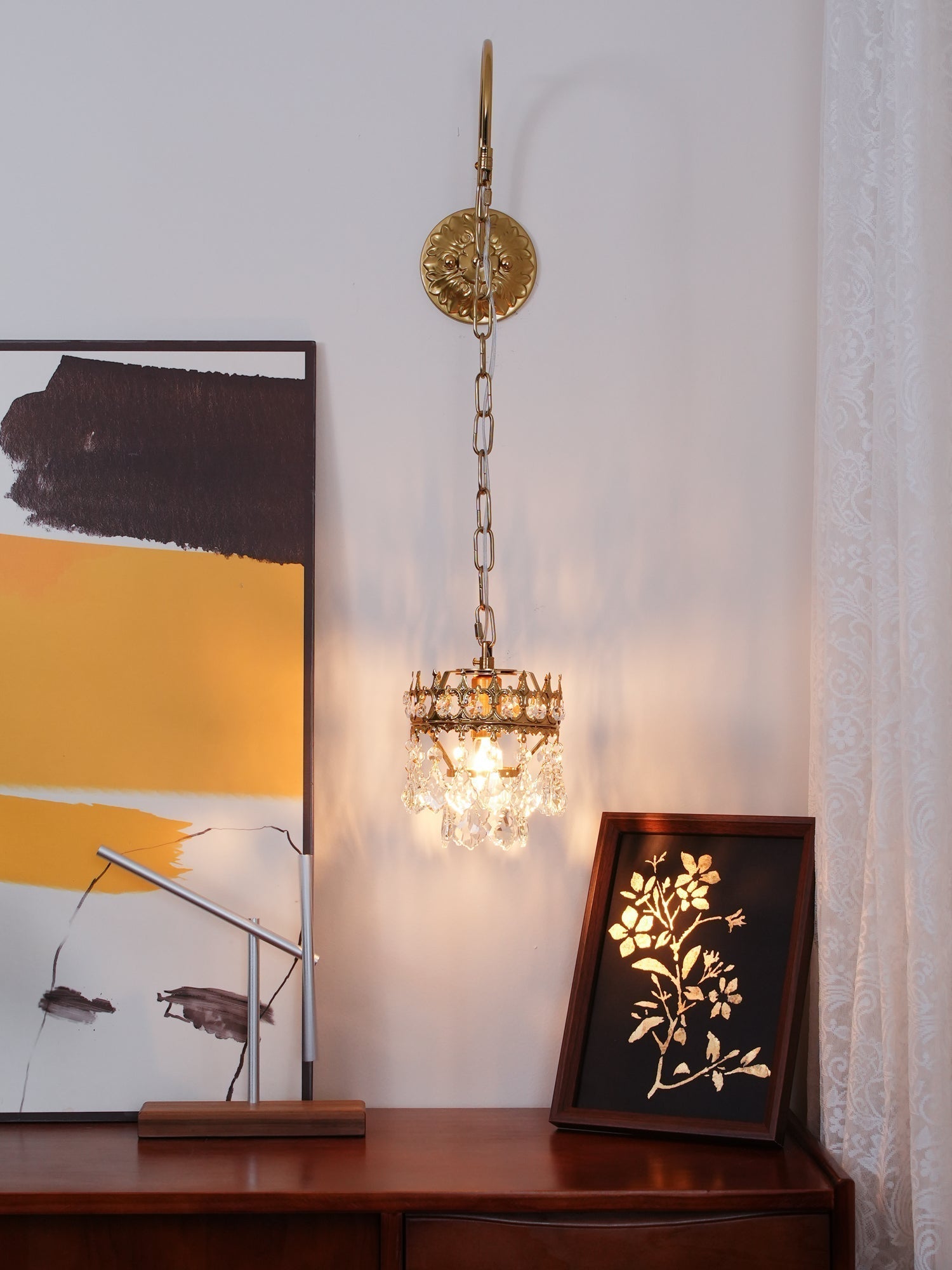 Crystal Crown Sconce - Letslighting