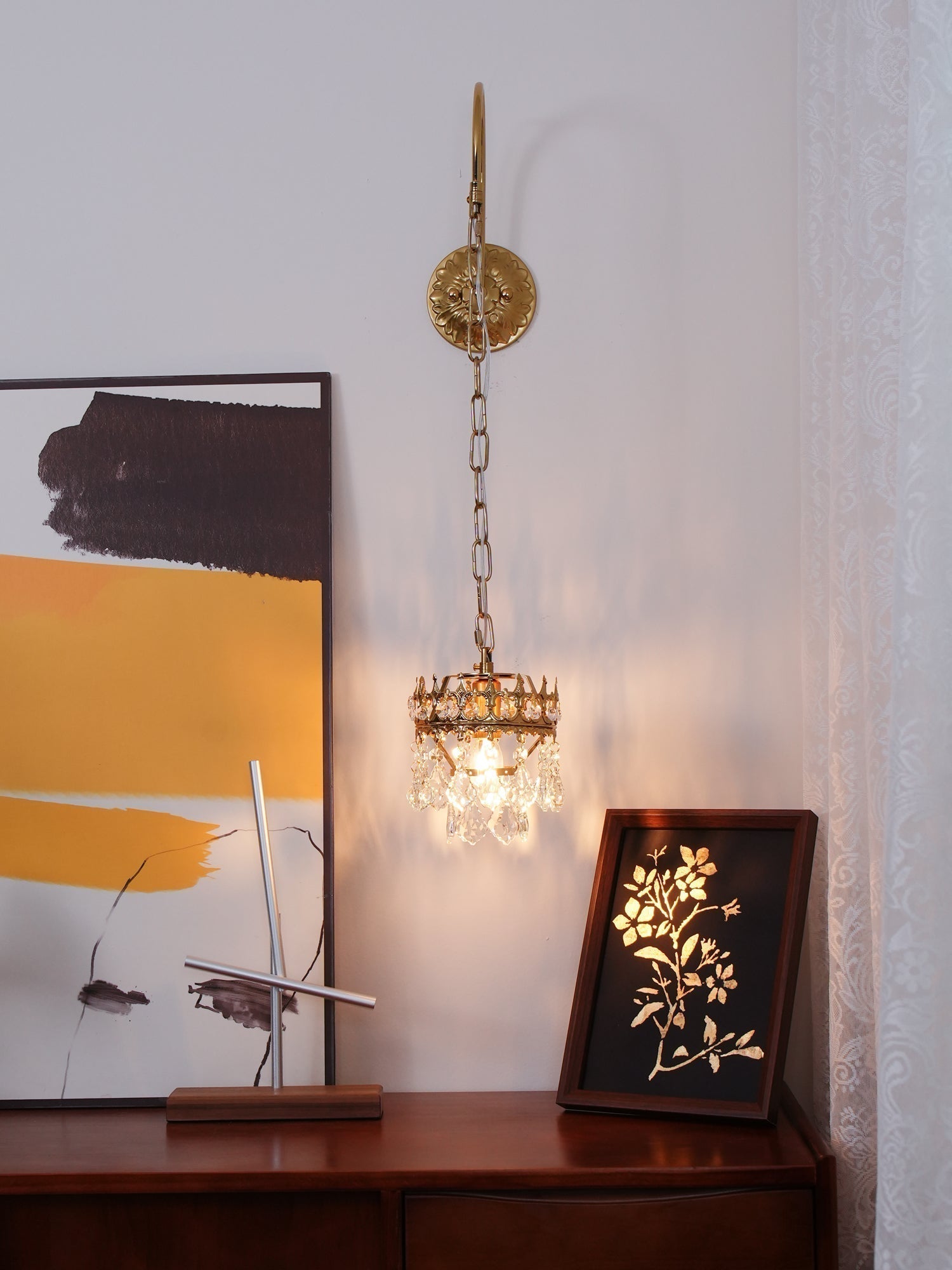 Crystal Crown Sconce - Letslighting