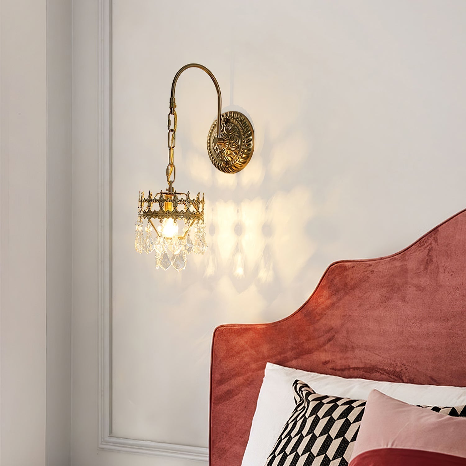 Crystal Crown Sconce - Letslighting