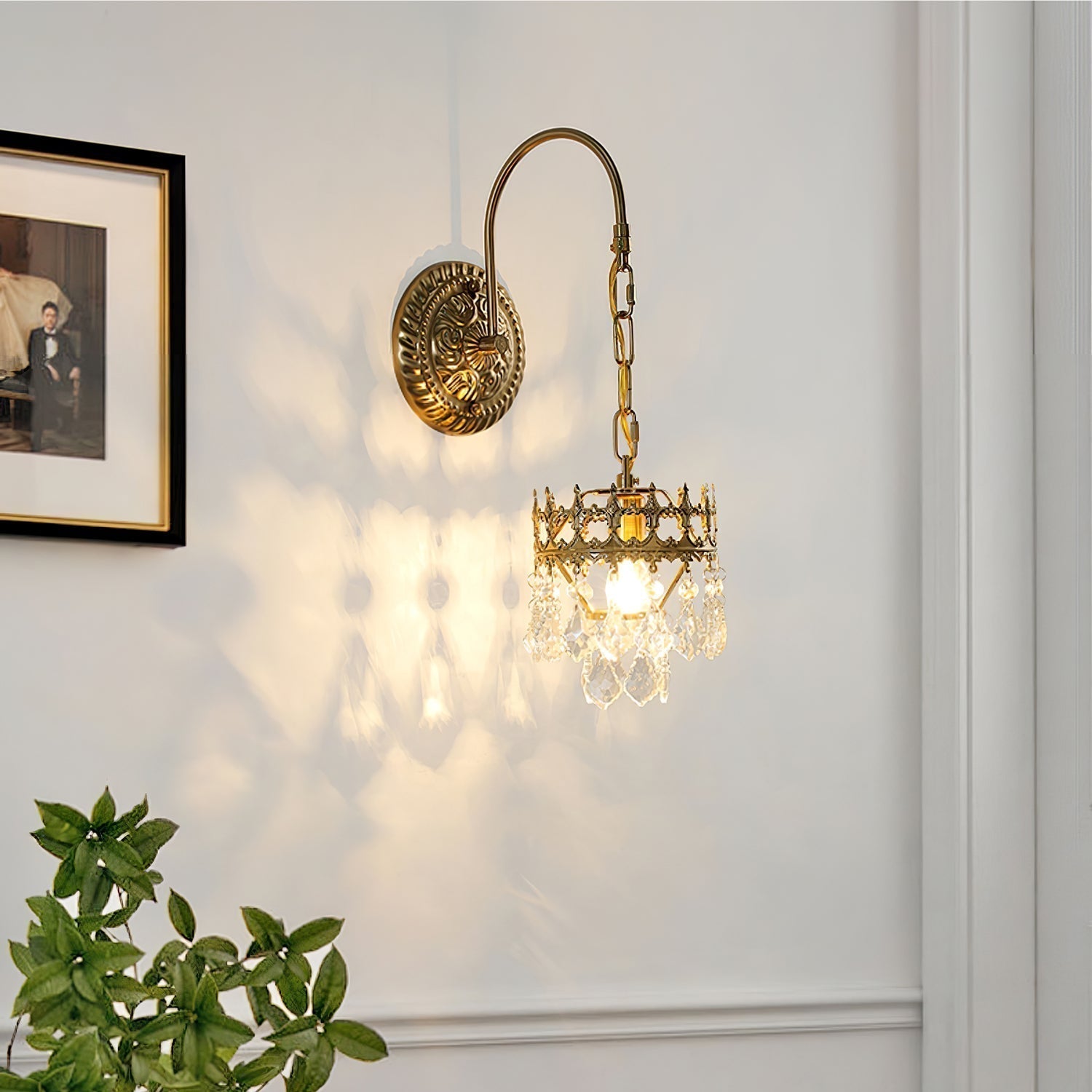 Crystal Crown Sconce - Letslighting