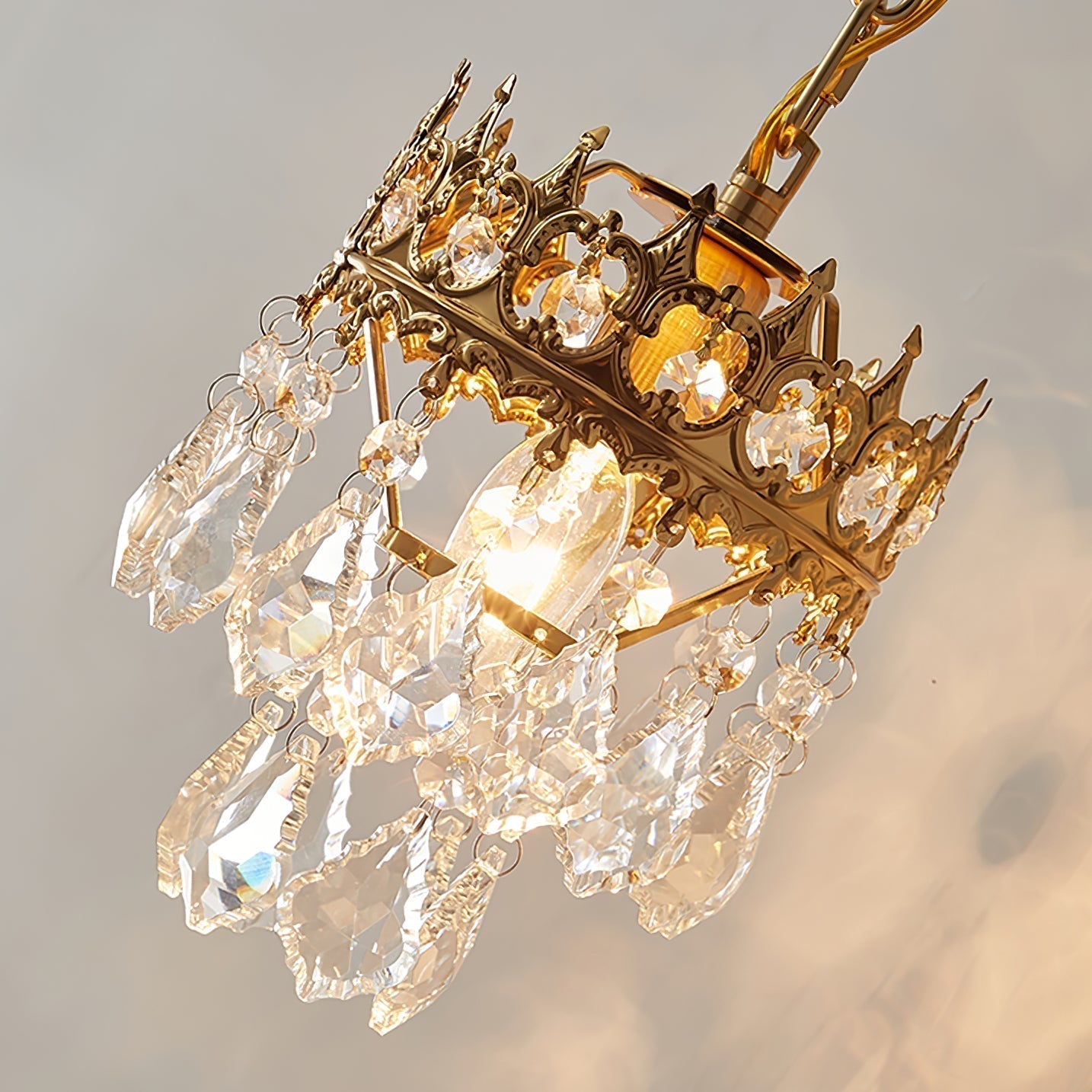 Crystal Crown Sconce - Letslighting