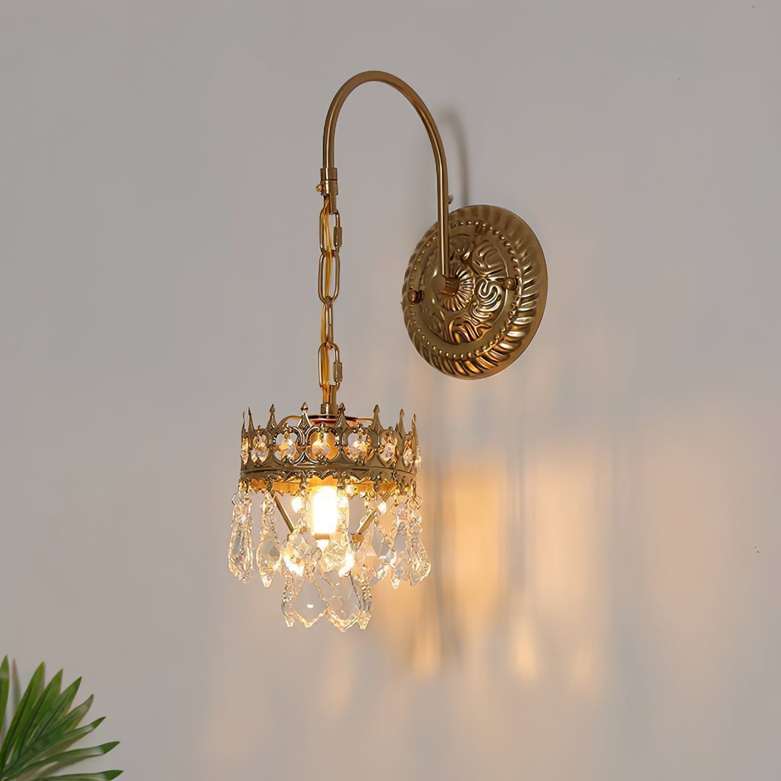 Crystal Crown Sconce - Letslighting