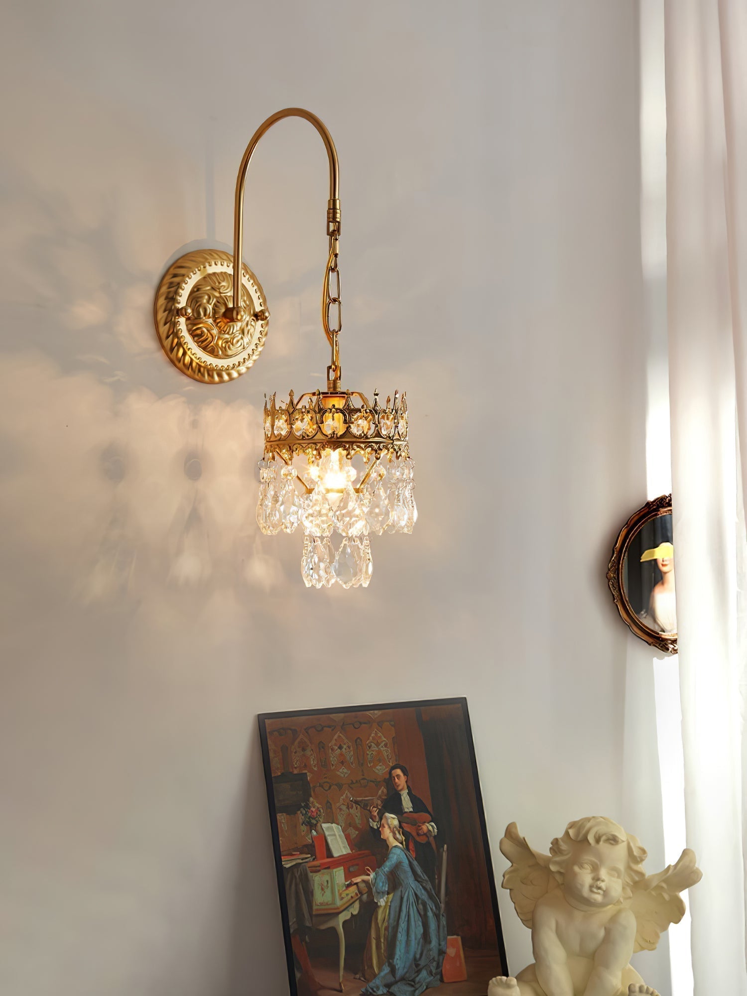 Crystal Crown Sconce - Letslighting